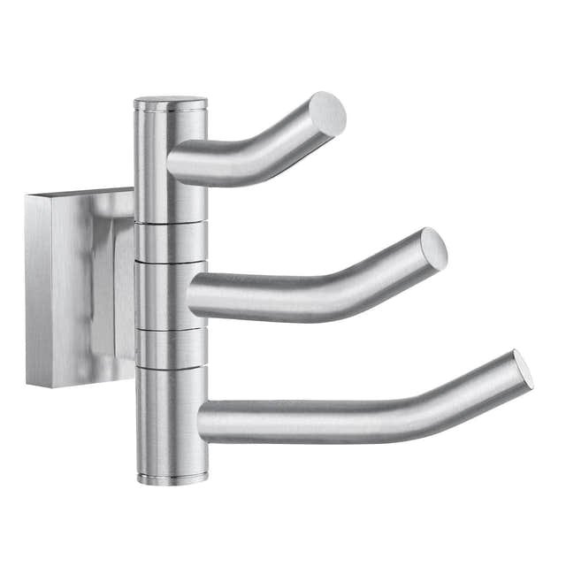 Smedbo 327 Svingbar Trippelkrok House Matt krom Smedbo Håndkleholder SM-RS327