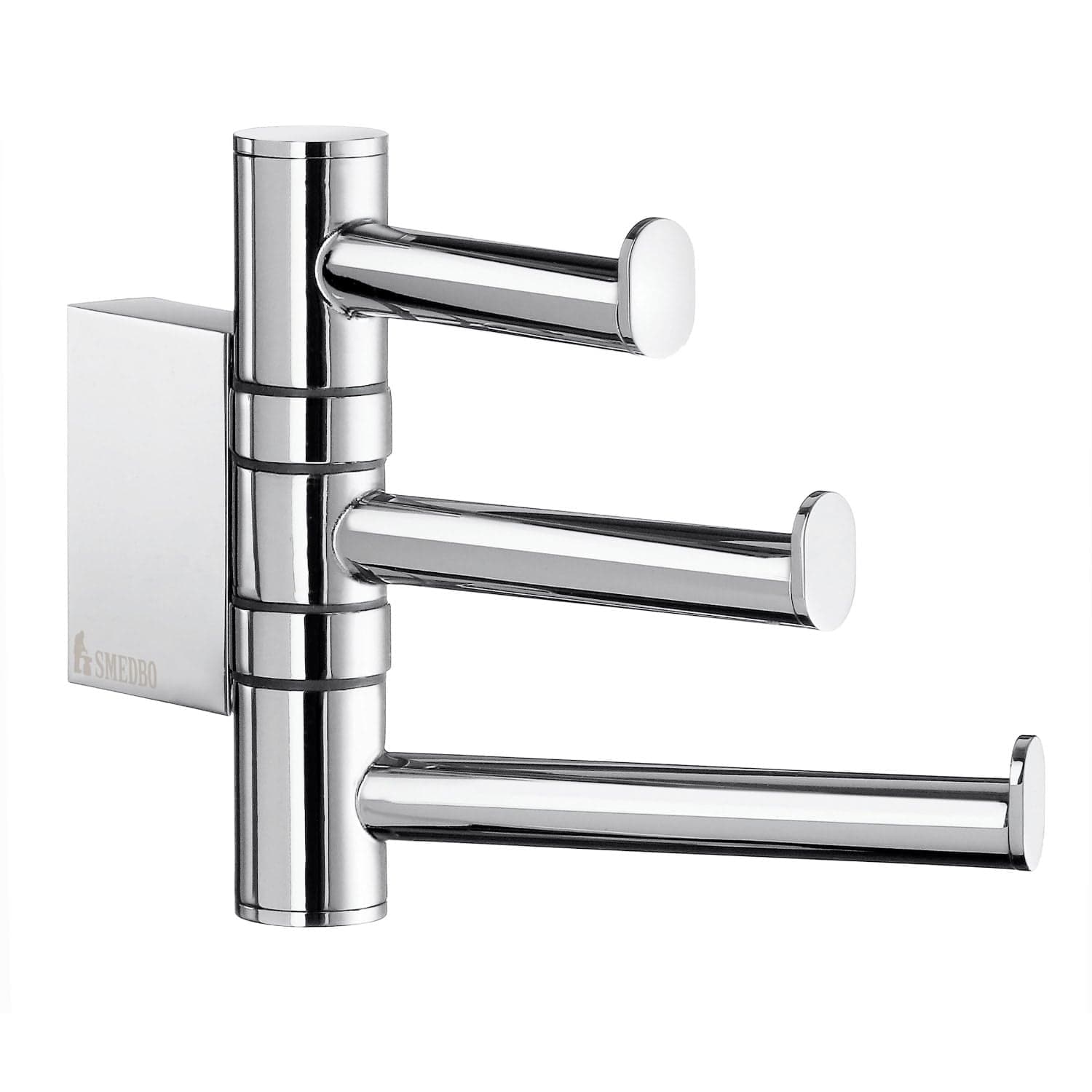 Smedbo AK327 Svingbar Trippelkork Air Krom Smedbo Håndkleholder SM-AK327