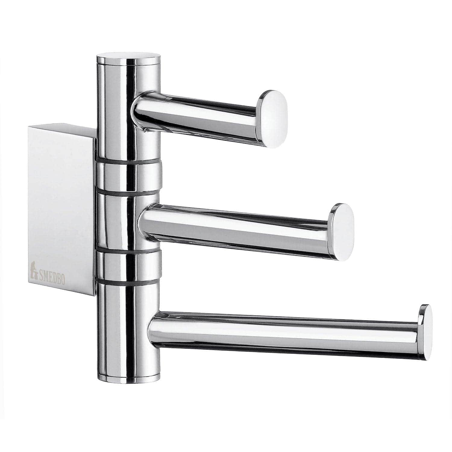 Smedbo AK327 Svingbar Trippelkork Air Krom Smedbo Håndkleholder SM-AK327