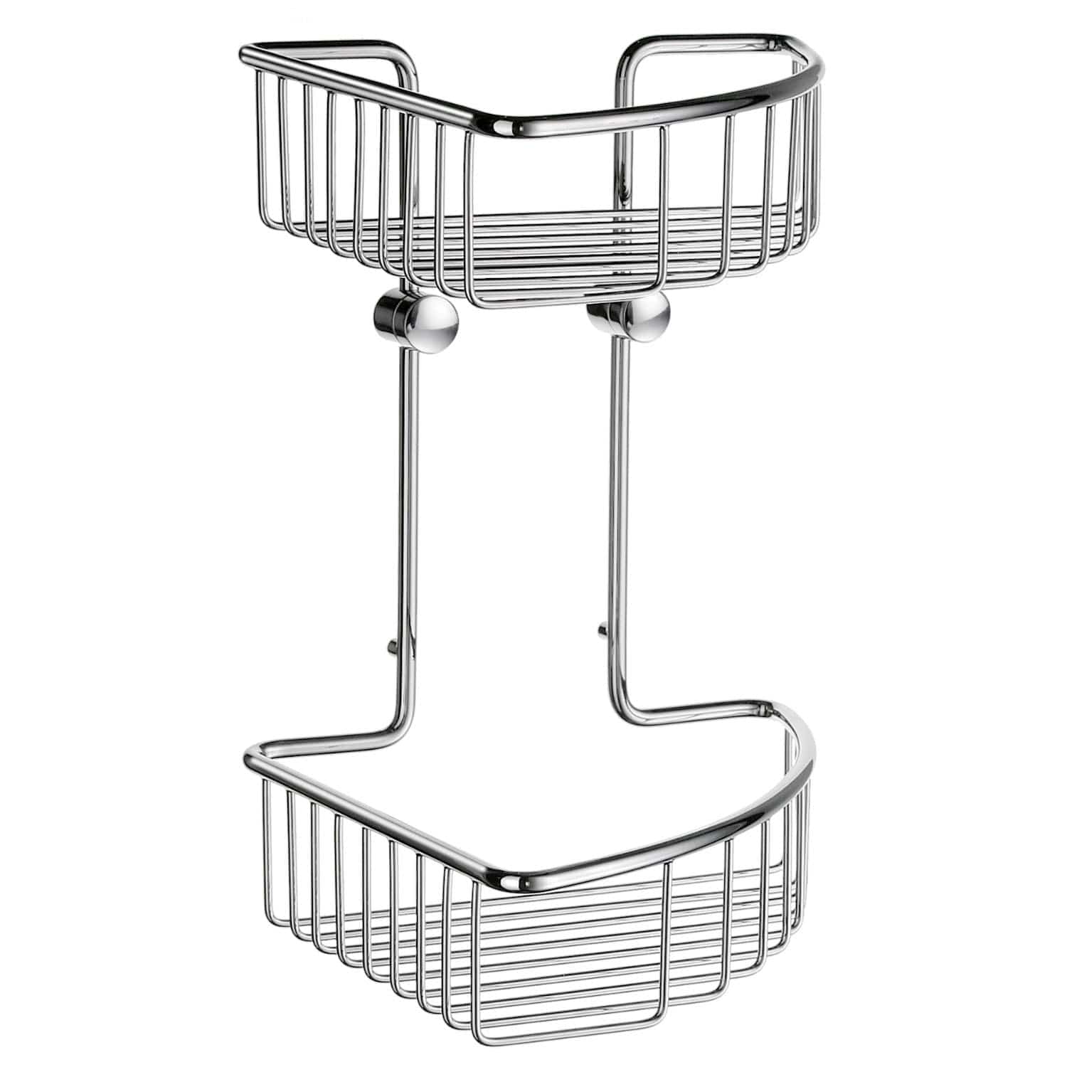 Smedbo DK1022 Dusjkurv Hjørne Sideline - Krom Krom Smedbo Dusjhylle SM-DK1022
