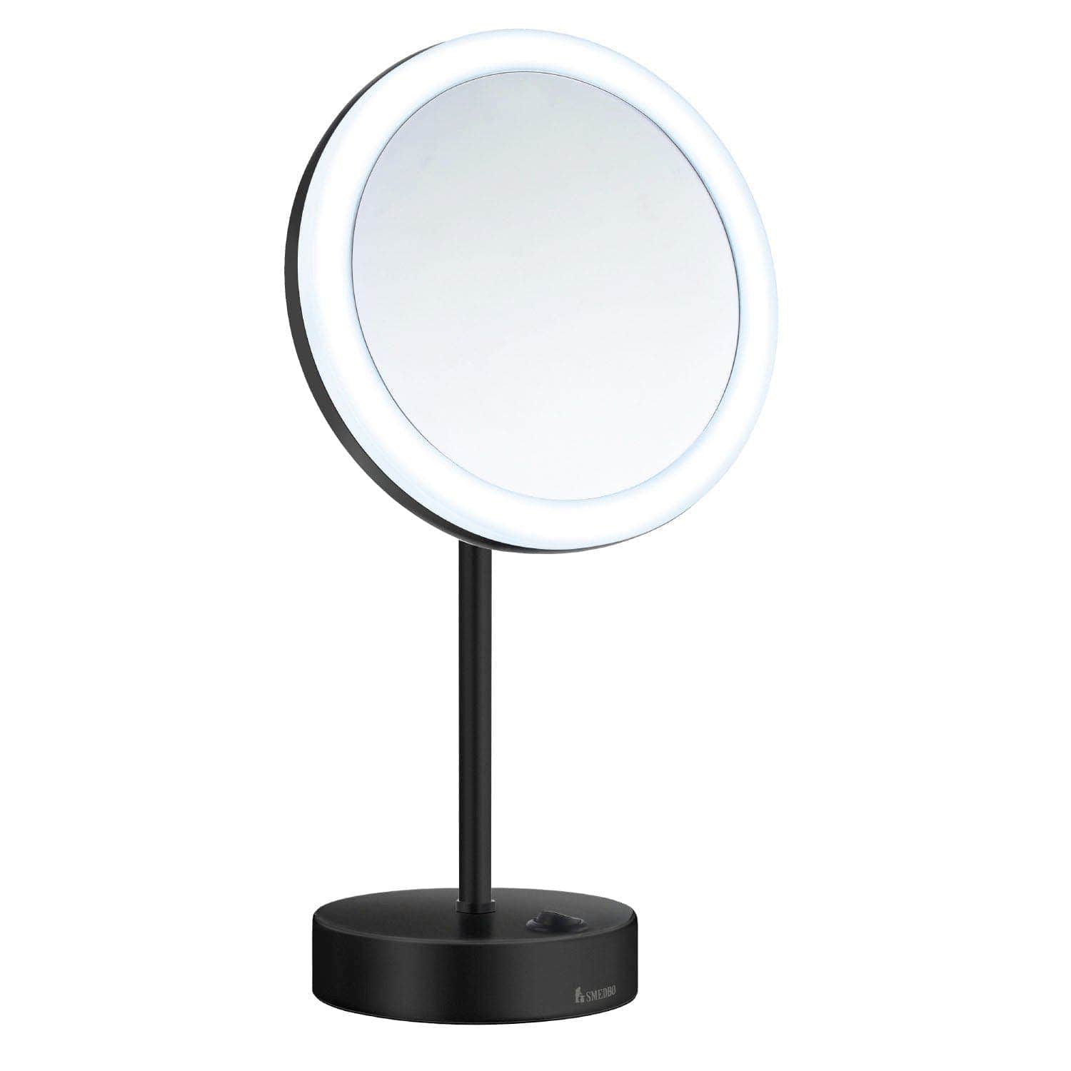 Smedbo FK484 Sminkespeil 5x LED Svart Smedbo Sminkespeil SM-FK484EBP