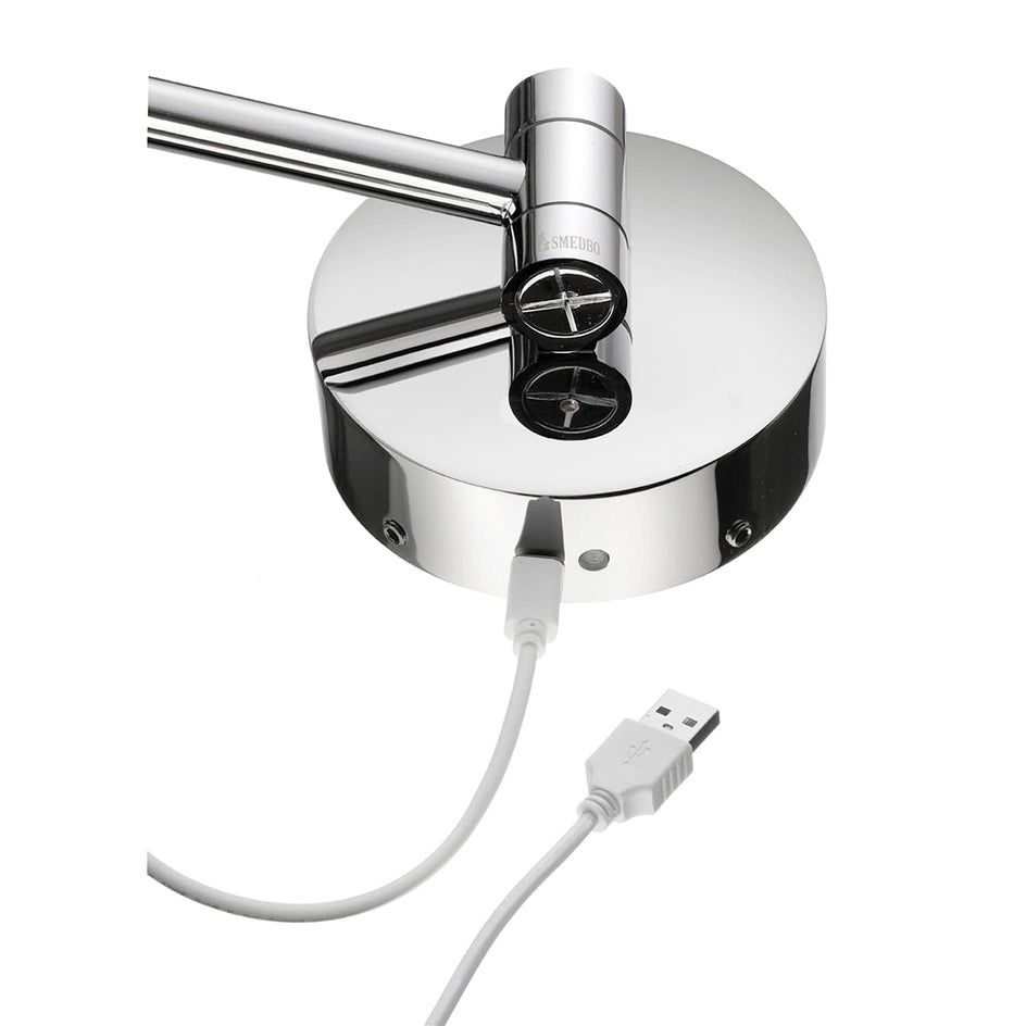 Smedbo FK487EP Sminkespeil 7x LED Krom Krom Smedbo Sminkespeil SM-FK487EP