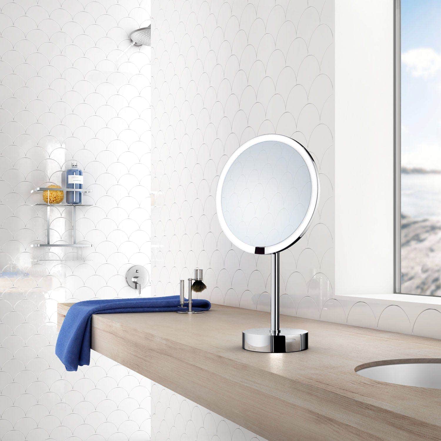 Smedbo FK488EP Sminkespeil 7x LED Krom Krom Smedbo Sminkespeil SM-FK488EP