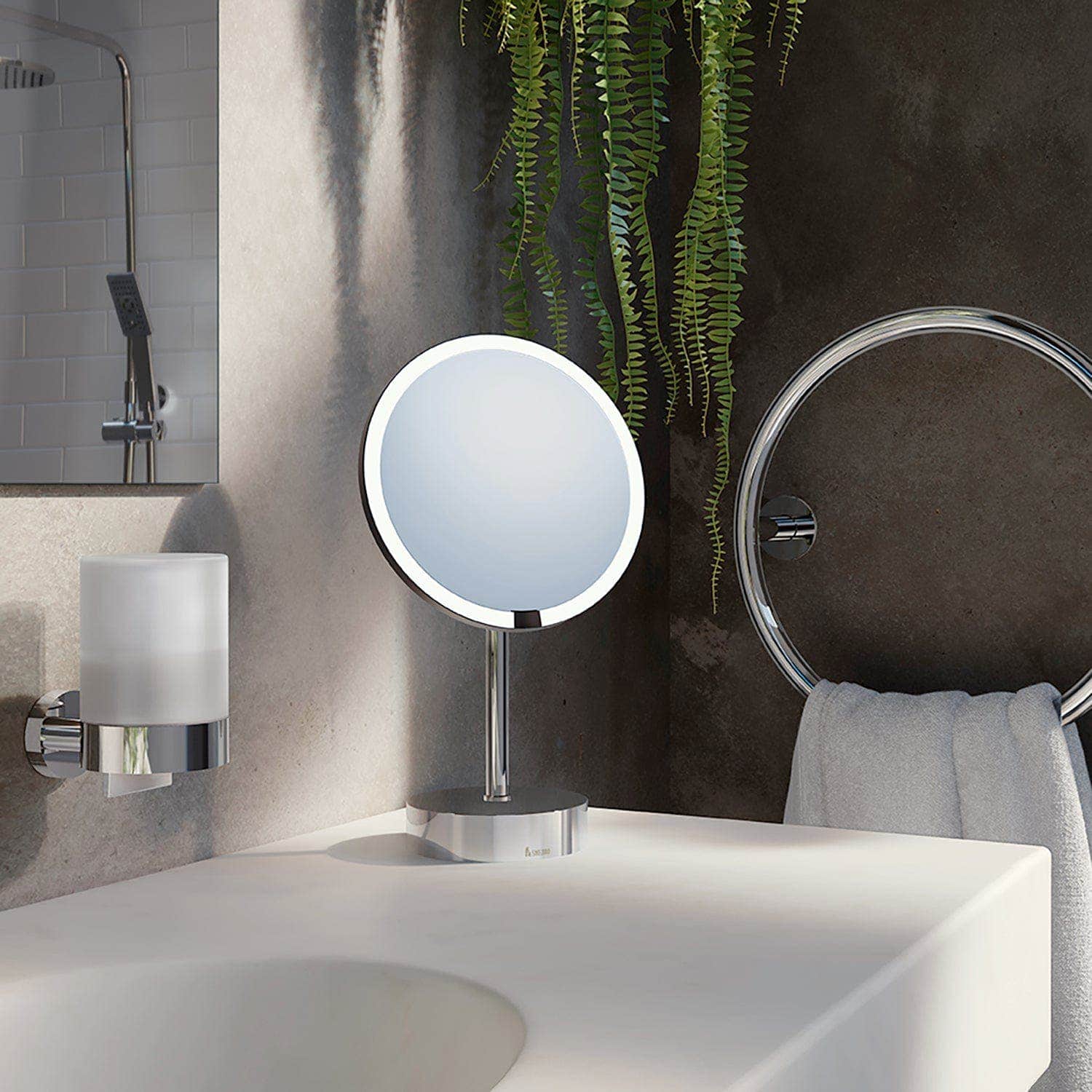 Smedbo FK488EP Sminkespeil 7x LED Krom Krom Smedbo Sminkespeil SM-FK488EP