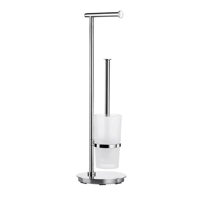 Smedbo FK607 Toalettpapirholder/Børste Krom Smedbo Toalettrullholder SM-FK607