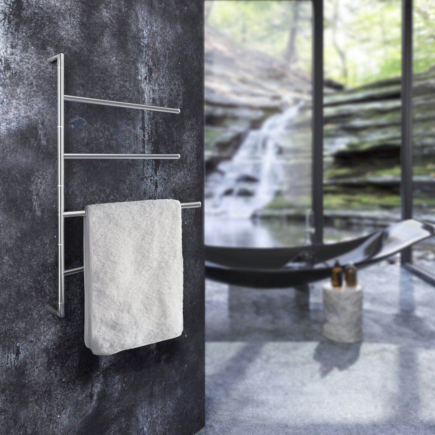Smedbo FK634 Svingbar Håndklestang Krom Krom Smedbo Håndklestang SM-FK634