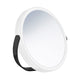 Smedbo Outline LED Sminkespeil x7 forstørring Ø18cm Svart matt Smedbo Sminkespeil SM-FB444