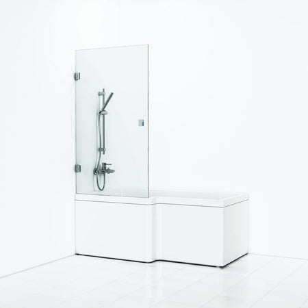 Svedbergs 180° Svingbar Badekarvegg 81cm