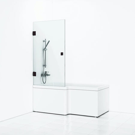 Svedbergs 180° Svingbar Badekarvegg 81cm