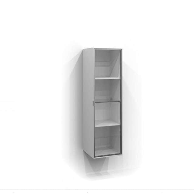 Svedbergs Høyskap Vitrine Dør med glass 120cm / 35cm / Matt + klart glass Svedbergs Høyskap bad SV-7120351-3