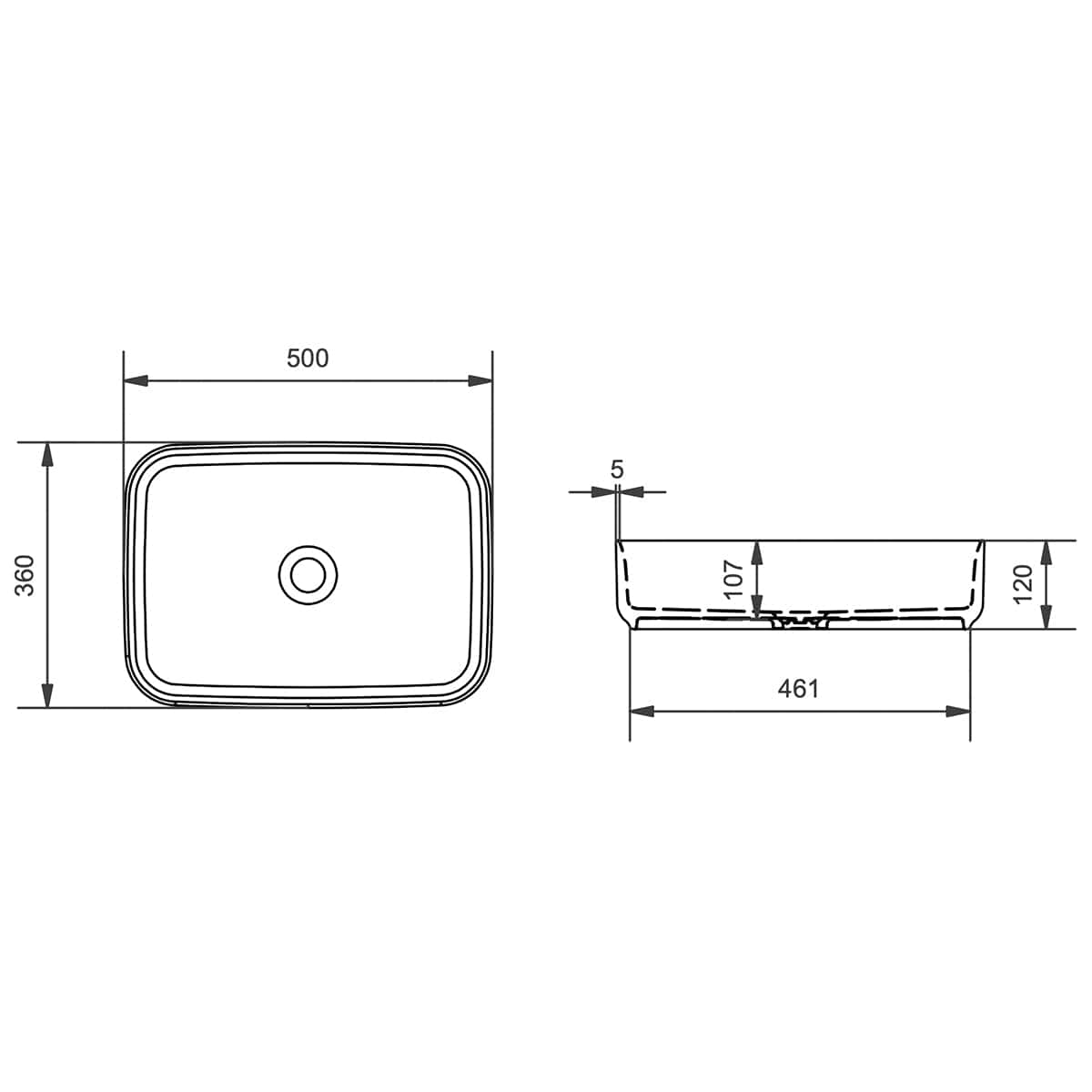 Svedbergs Myre Firkantet Bolleservant B50xD36cm Svedbergs Bolleservant