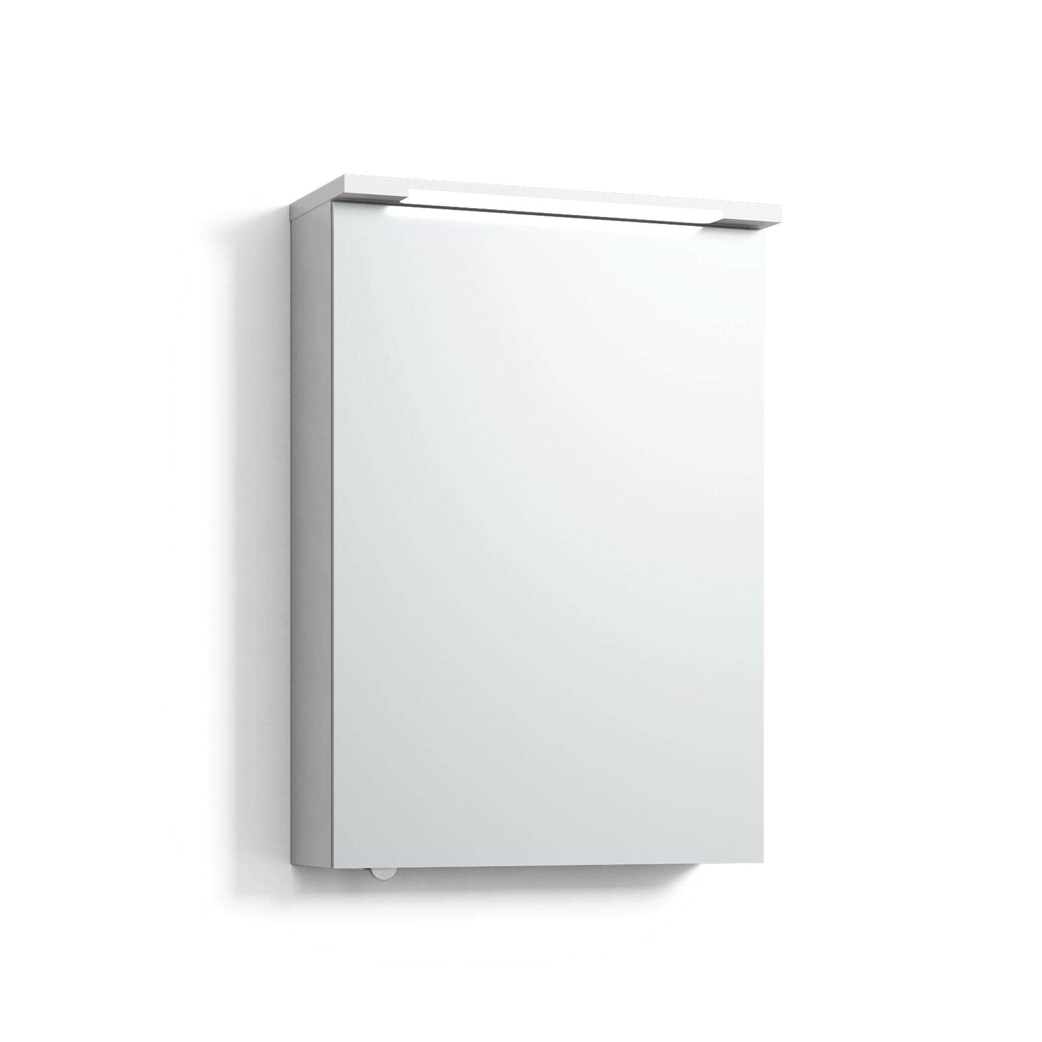 Svedbergs SKURU Speilskap med servantlys Hvit matt / 50cm Svedbergs Speilskap SV-425050