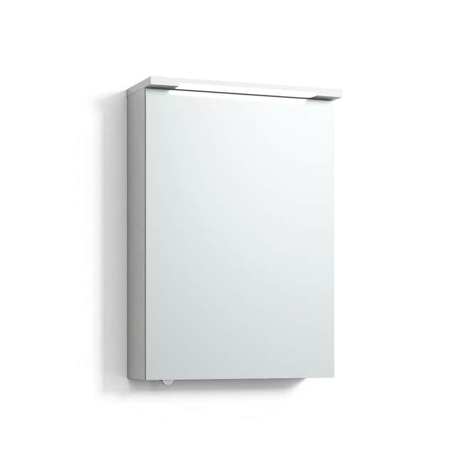 Svedbergs SKURU Speilskap med servantlys Hvit matt / 50cm Svedbergs Speilskap SV-425050