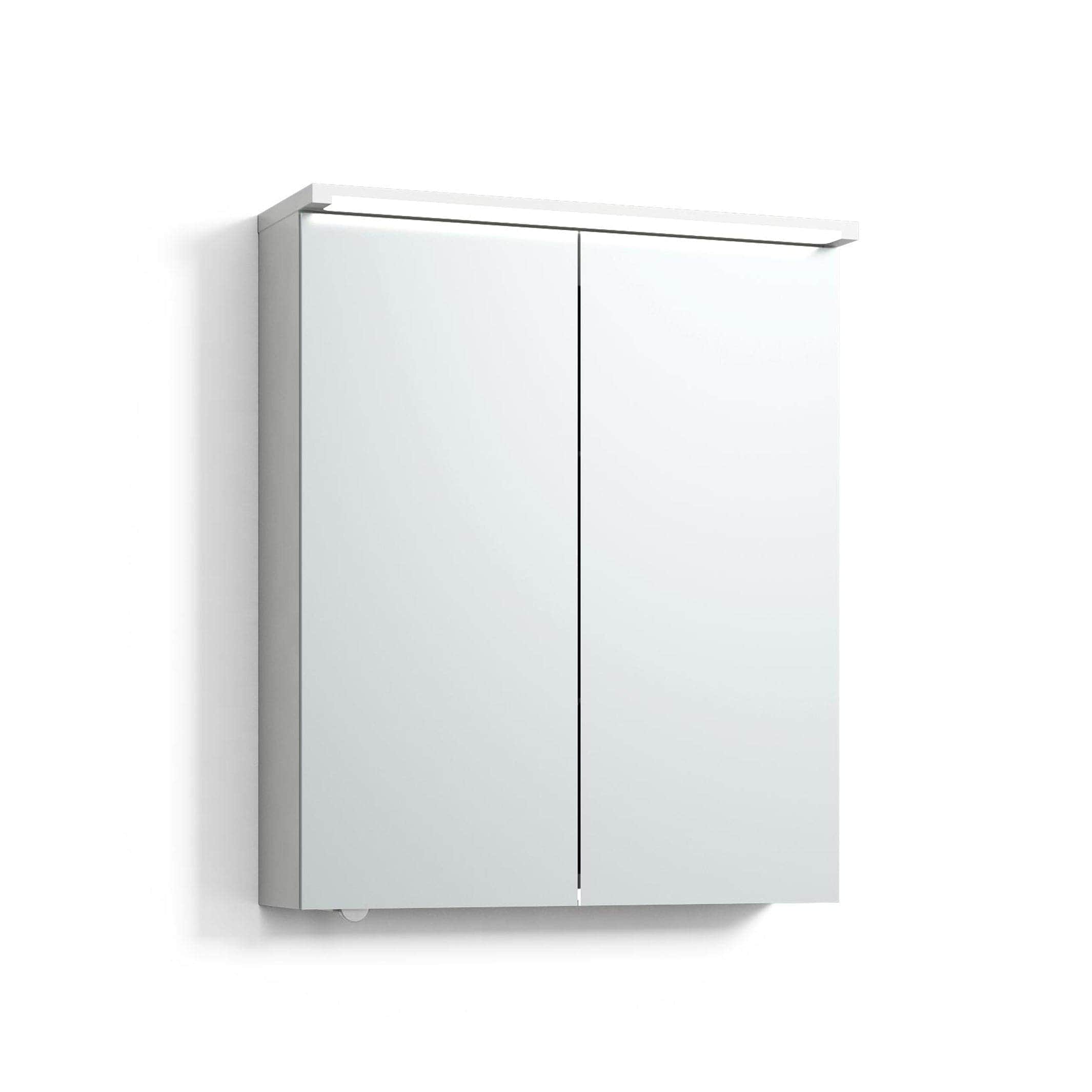 Svedbergs SKURU Speilskap med servantlys Hvit matt / 60cm Svedbergs Speilskap SV-425060