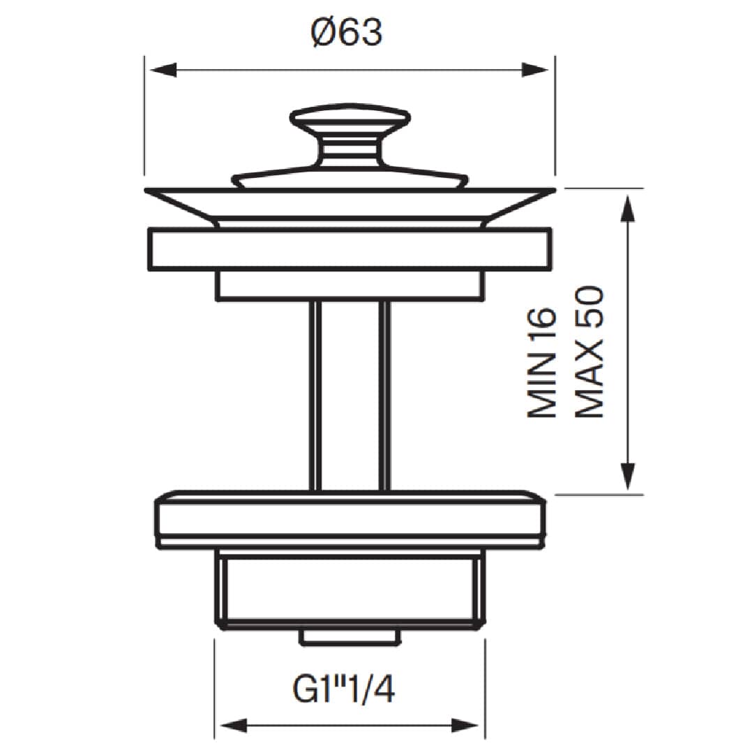 Tapwell 58400 CR Silventil Servant Tapwell Tilbehør Servant TA-8575835