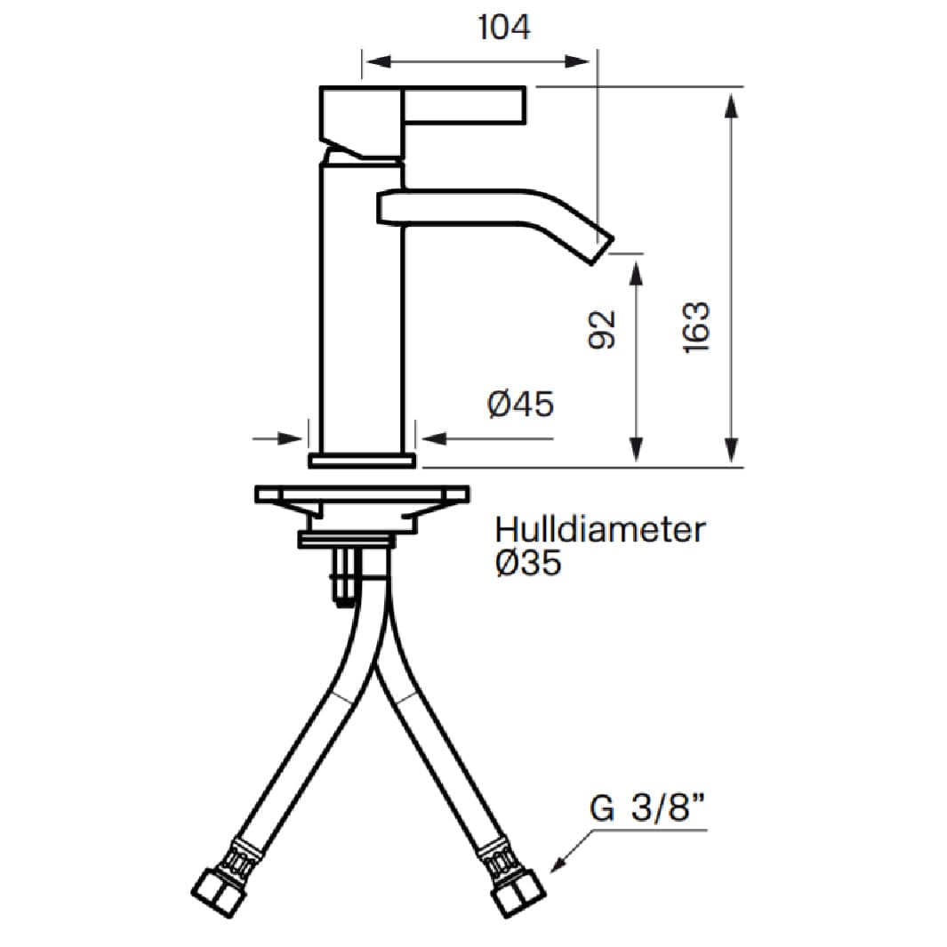 Tapwell ARM071 Servantbatteri Tapwell Servantbatteri