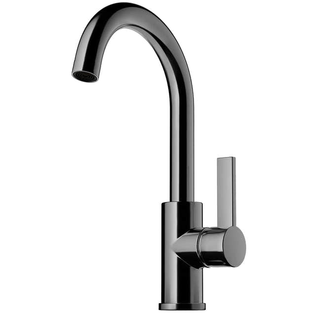 Tapwell ARM078 Servantbatteri H328mm - ikke til benkeplate Black chrome Tapwell Servantbatteri TA-9424419