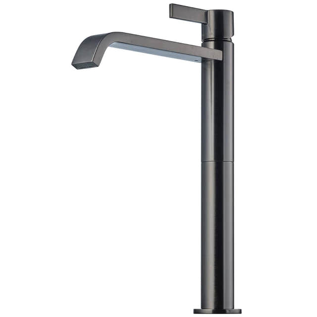 Tapwell ARM081 Høy Servantbatteri H312mm Brushed black chrome Tapwell Servantbatteri TA-9424412