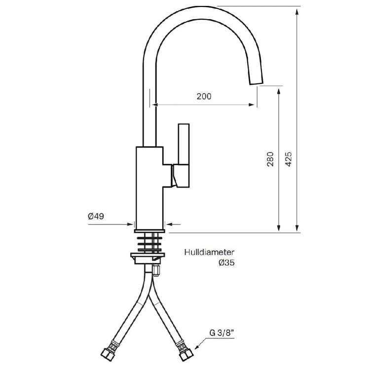 Tapwell ARM180 Kjøkkenarmatur