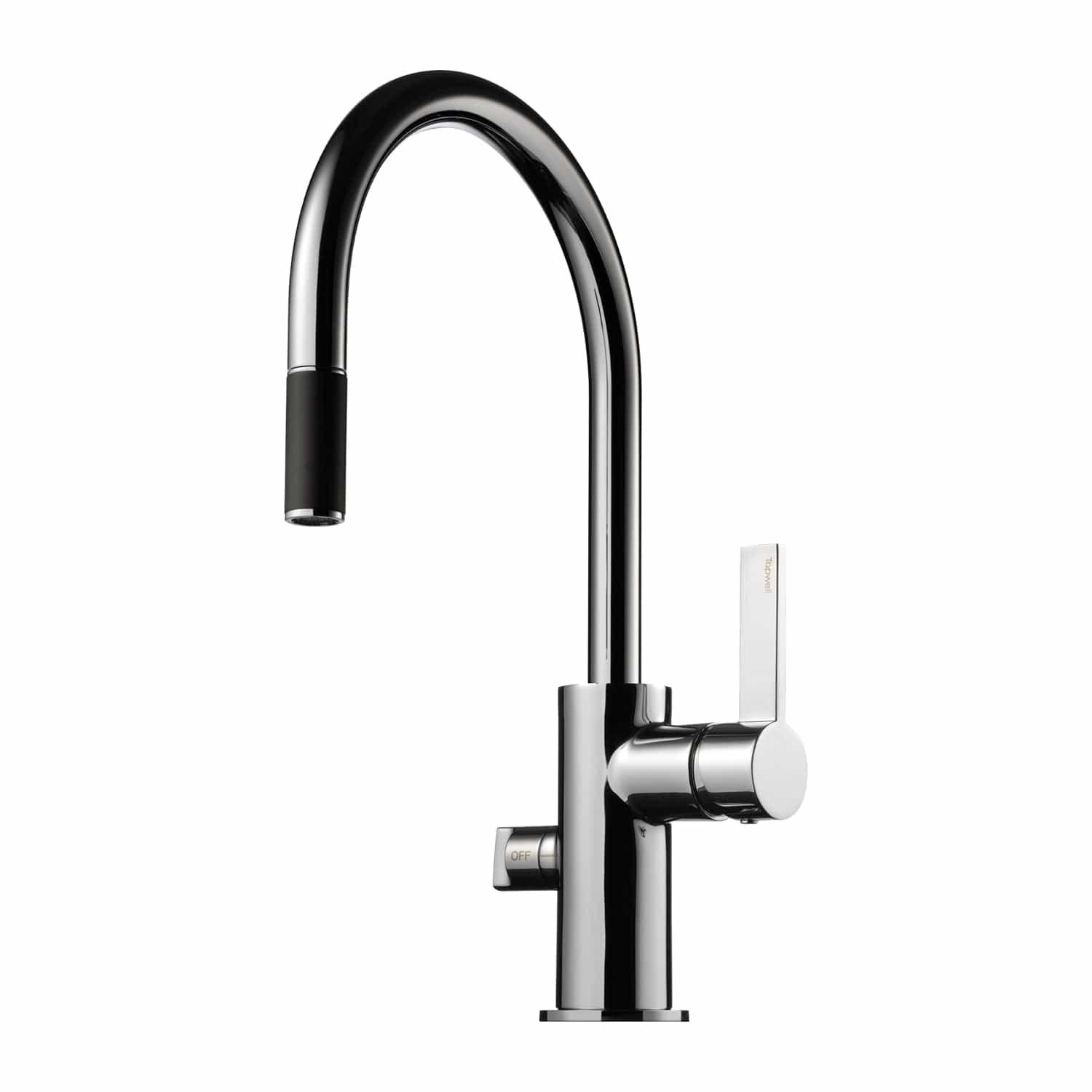 Tapwell ARM385 Kjøkkenarmatur med uttrekkbar tut og avstengning Tapwell Kjøkkenarmatur