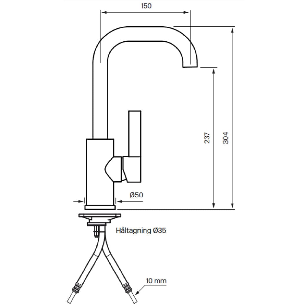 Tapwell ARM878 Servantbatteri Tapwell Servantbatteri
