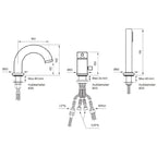 Tapwell BI047 Karkantbatteri 3-hulls
