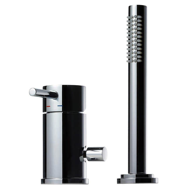 Tapwell BI048 Karkantbatteri 2-hulls Krom Tapwell Badekararmatur TA-9419856