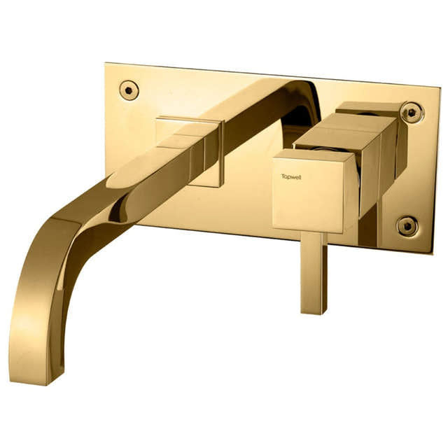 Tapwell BOX008 Square Servantbatteri Innbygging Oksiderende messing Tapwell Blandebatteri innbygging TA-9418487