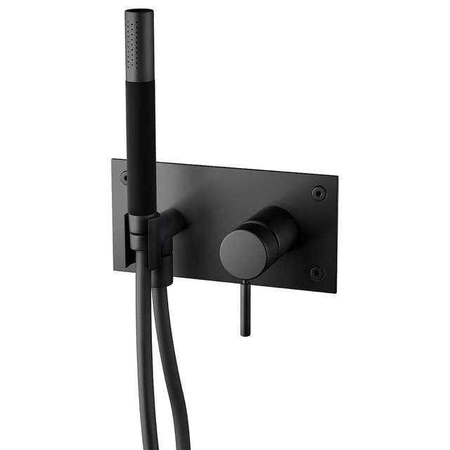 Tapwell BOX011-364 Dusjbatteri Innbygging Svart matt Tapwell Blandebatteri innbygging TA-9420725
