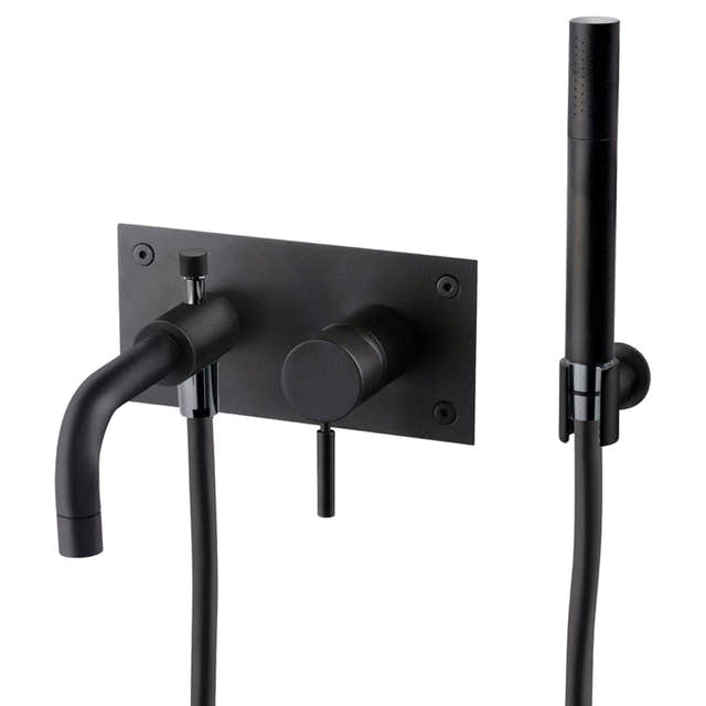 Tapwell BOX026 Badekararmatur Innbygging Svart matt Tapwell Blandebatteri innbygging TA-9421022