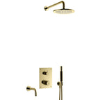 Tapwell BOX7368 ED2 Takdusj Innbygging med badekartut
