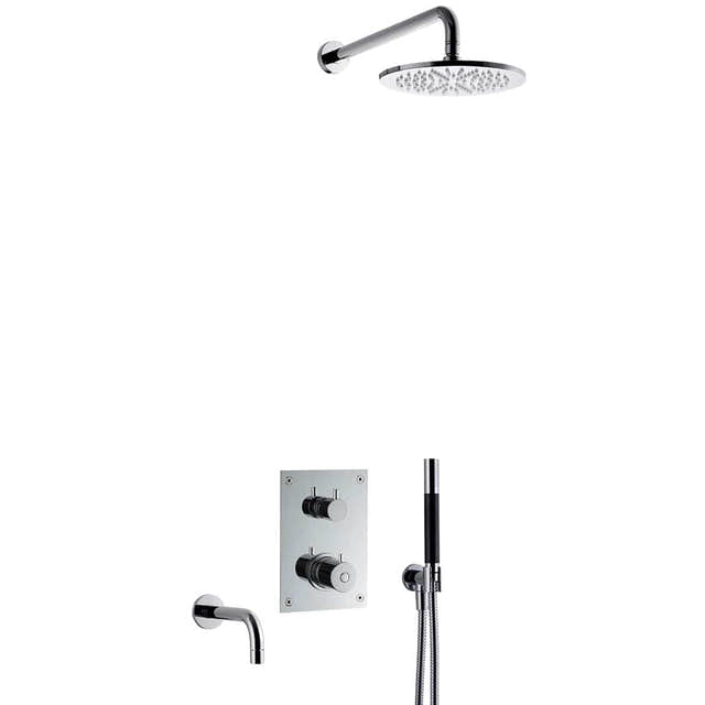 Tapwell BOX7368 ED2 Takdusj Innbygging Krom Tapwell Blandebatteri innbygging TA-9421889