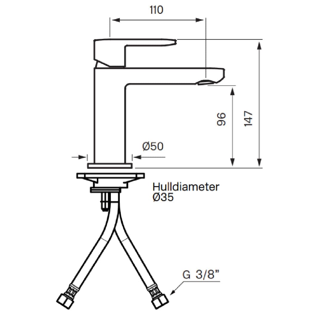 Tapwell CA071 Servantbatteri Tapwell Servantbatteri