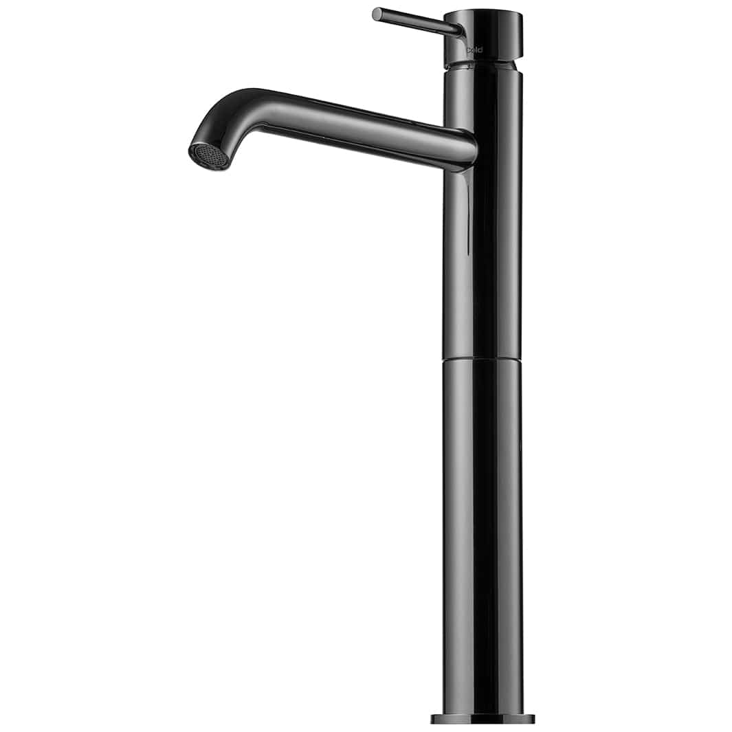 Tapwell EVM082 Høy Servantbatteri Black chrome Tapwell Servantbatteri TA-9424371
