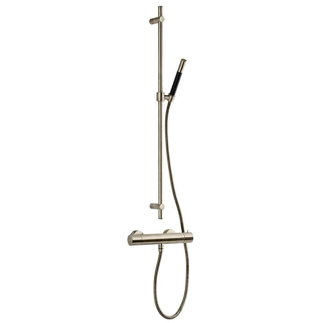 Tapwell EVM168+ZSAL300 Dusjbatteri med dusjsett Brushed nickel Tapwell Dusjbatteri TA-9421971