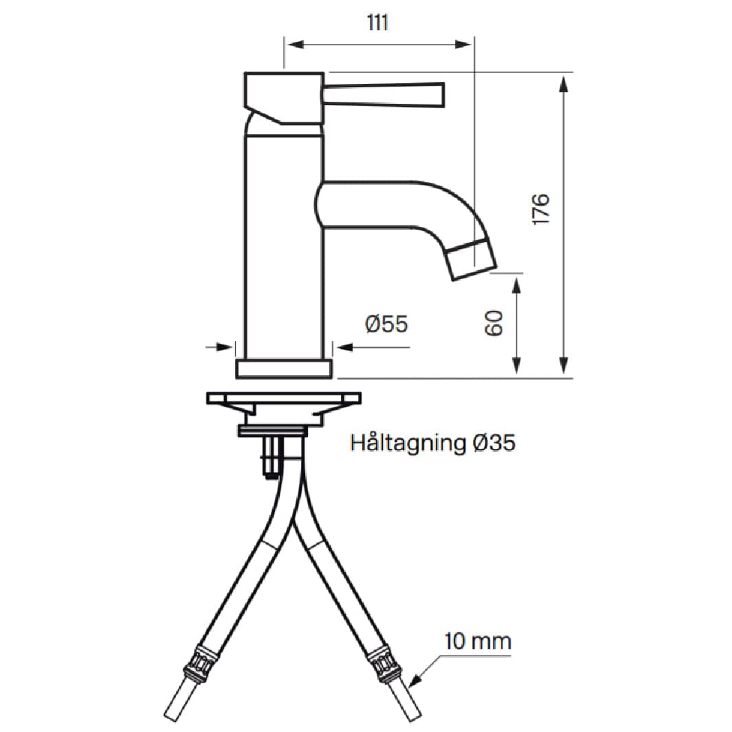 Tapwell EVO071 Servantbatteri Tapwell Servantbatteri