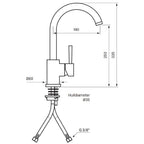 Tapwell EVO180 Kjøkkenarmatur