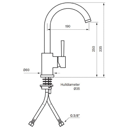 Tapwell EVO180 Kjøkkenarmatur