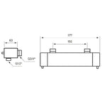 Tapwell LES268 CR Dusjbatteri