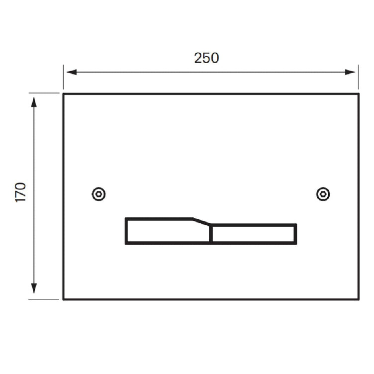 Tapwell RET112 Betjeningsplate Geberit