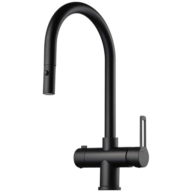 Tapwell RIN885 Kjøkkenarmatur Uttrekk+Avstengning Svart matt Tapwell Kjøkkenarmatur TA-9424254