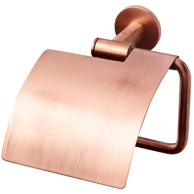 Tapwell TA236 Toalettrullholder Vegghengt m/lokk Oksiderende kobber Tapwell Toalettrullholder TA-9420088