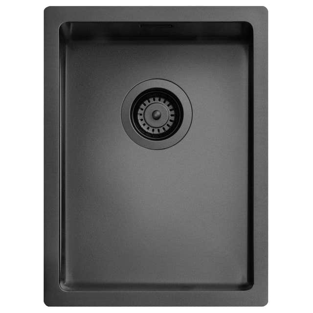 Tapwell TA3040 PVD Kjøkkenvask B37xD45cm Svart matt Tapwell Kjøkkenvask TA-9422640