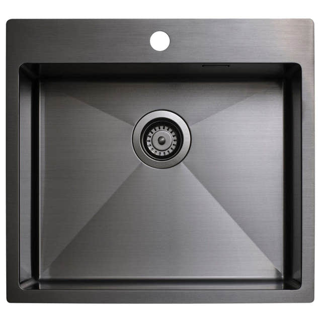 Tapwell TA5540 PVD Kjøkkenvask B55xD51cm Black chrome Tapwell Kjøkkenvask TA-9422649
