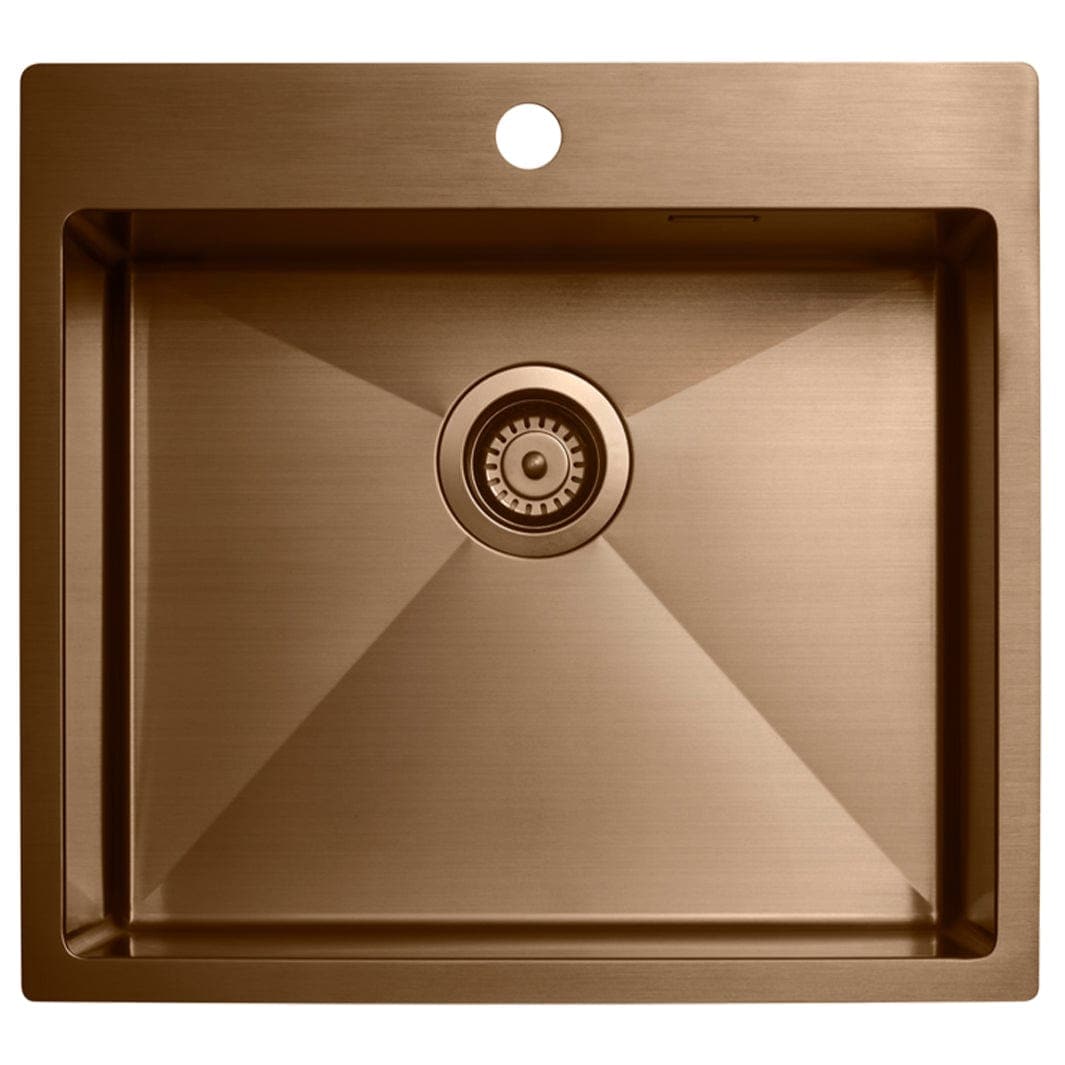 Tapwell TA5540 PVD Kjøkkenvask B55xD51cm Bronze Tapwell Kjøkkenvask TA-9422651