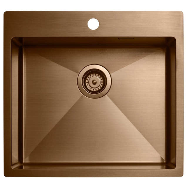 Tapwell TA5540 PVD Kjøkkenvask B55xD51cm Bronze Tapwell Kjøkkenvask TA-9422651