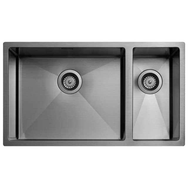 Tapwell TA7040 PVD Kjøkkenvask B78,5xD45cm Black chrome Tapwell Kjøkkenvask TA-9420305
