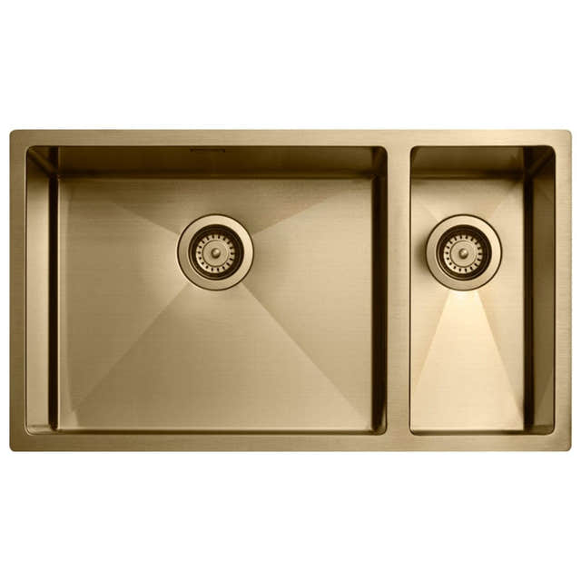 Tapwell TA7040 PVD Kjøkkenvask B78,5xD45cm Messing Tapwell Kjøkkenvask TA-9420303
