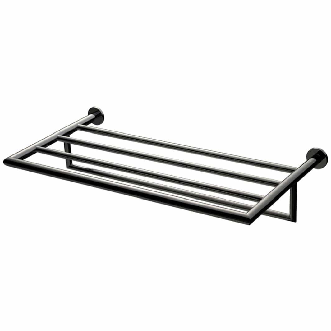 Tapwell TA814 Håndklehylle L600mm Black chrome Tapwell Håndklehylle TA-9419159