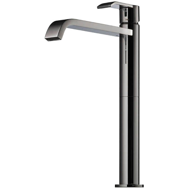 Tapwell VIC081 Høy Servantbatteri H312mm Black chrome Tapwell Servantbatteri TA-9424403